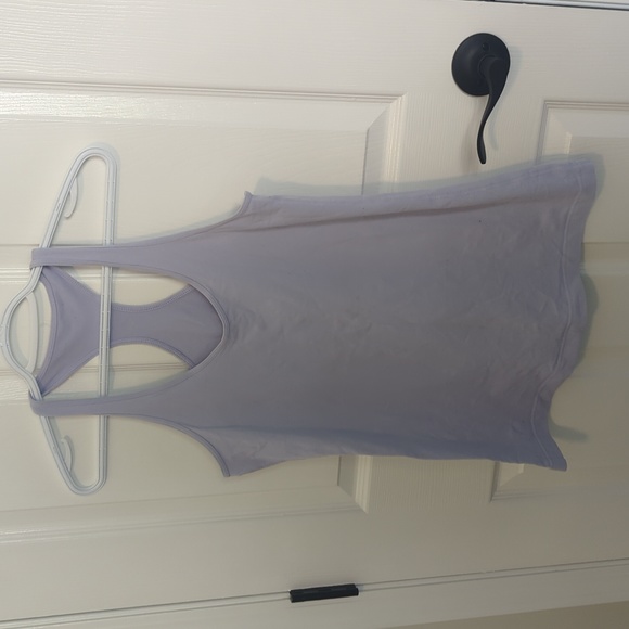 Lululemon Size 8 Cool Racerback Tank, Blue/Purple Colour - Picture 1 of 6